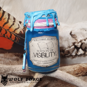 Trans Flag - PoV - D20 Potion Rollers