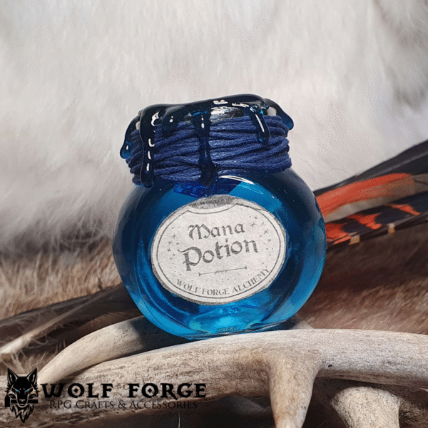 Round Mana Potion - Common - D20 Potion Rollers