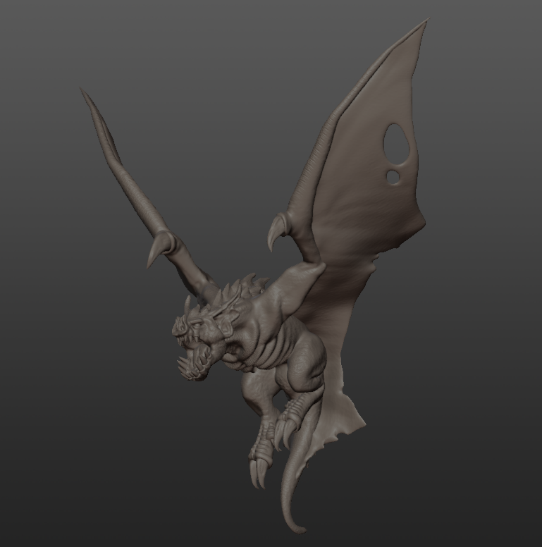 Bat Dragon - TTRPG Miniature - Image 2