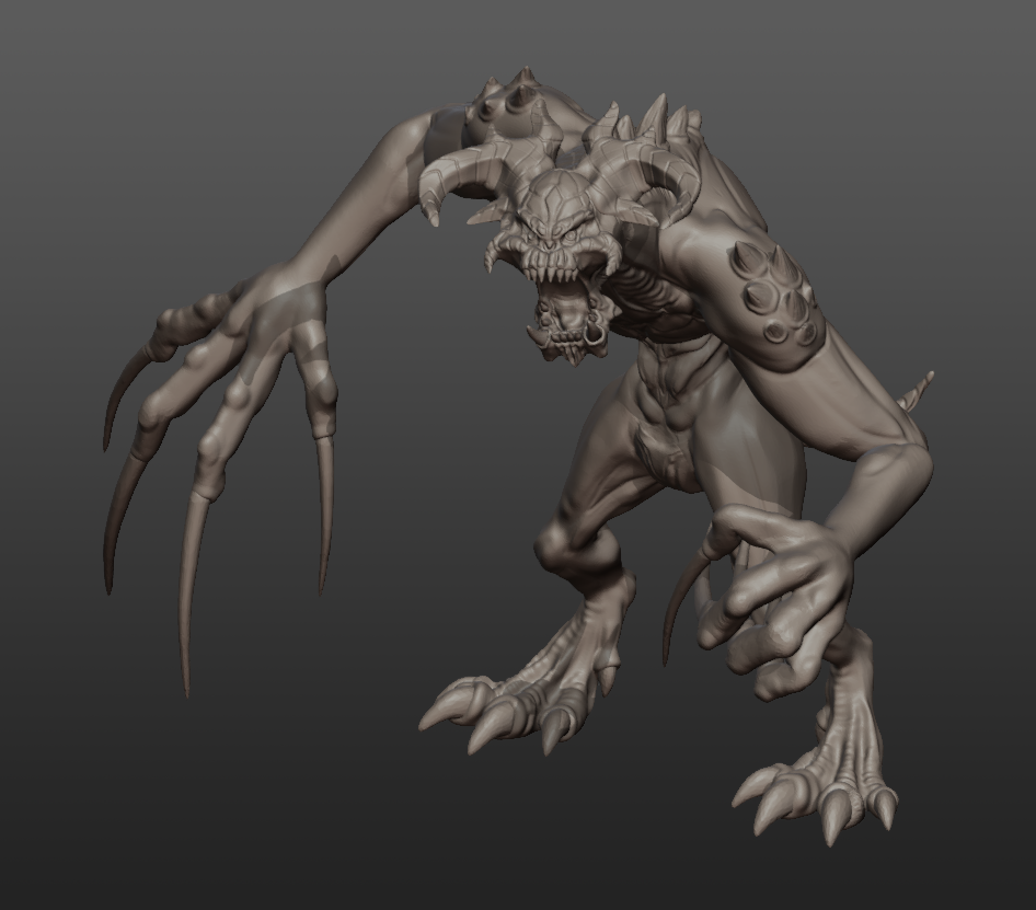 Claw Demon - TTRPG Miniature - Image 2