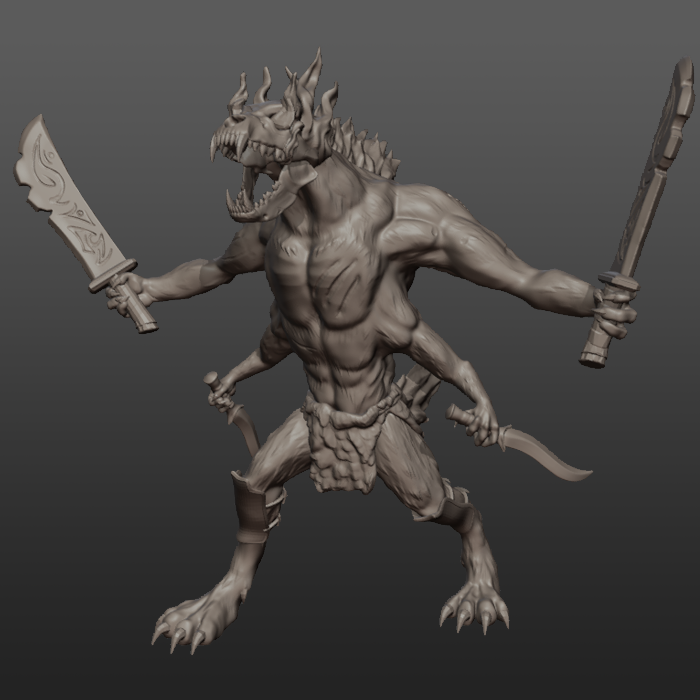 Hyena Demons - TTRPG Miniature - Image 5
