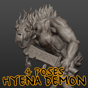Hyena Demons - TTRPG Miniature