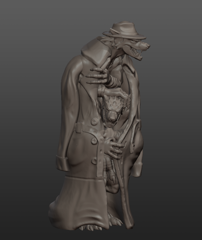 Two Kobolds in a Trenchcoat - TTRPG Miniature - Image 2