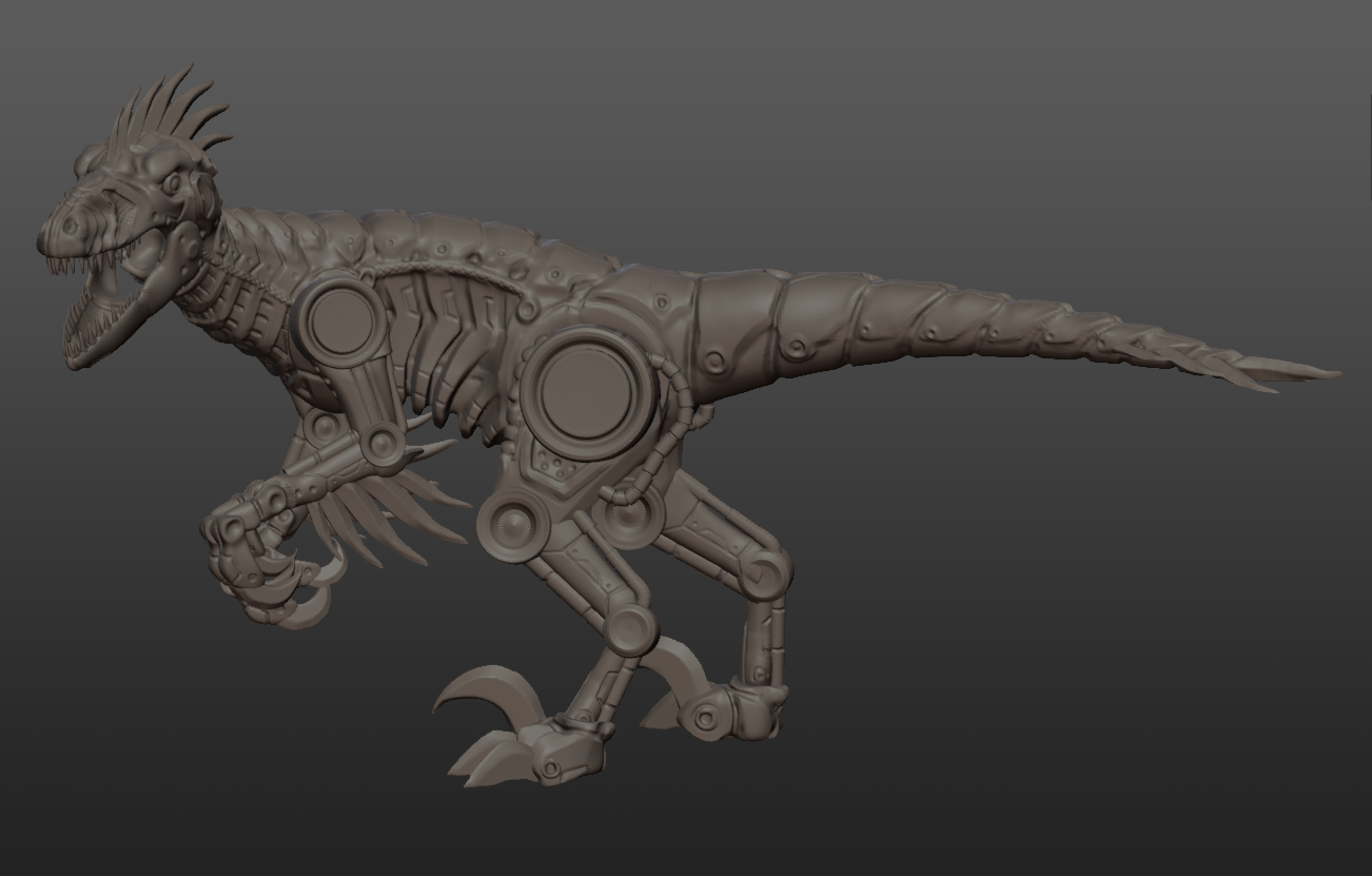 Mecha Raptor - TTRPG Miniature - Image 2