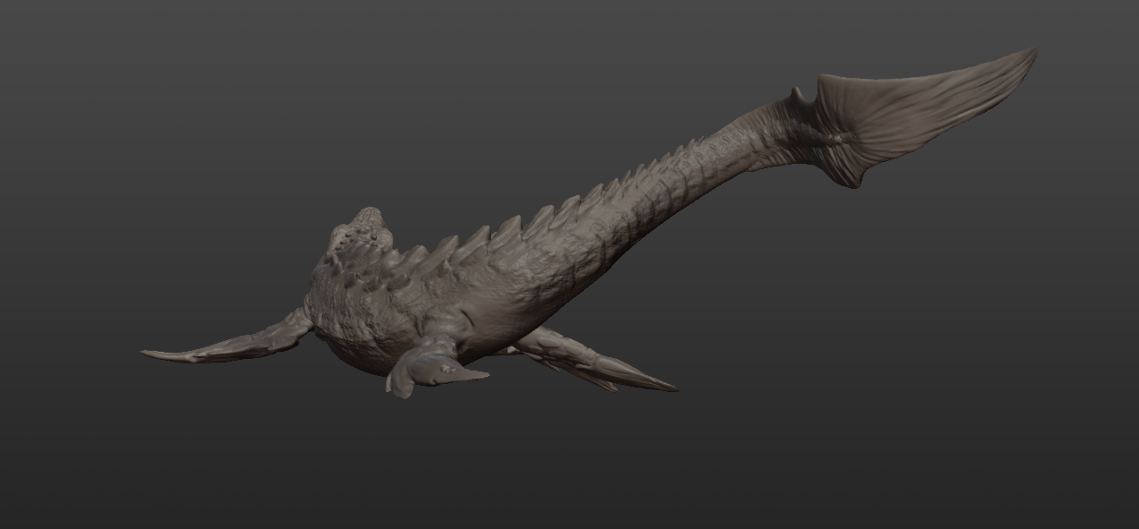 Ancient Mosasaur - TTRPG Miniature - Image 3