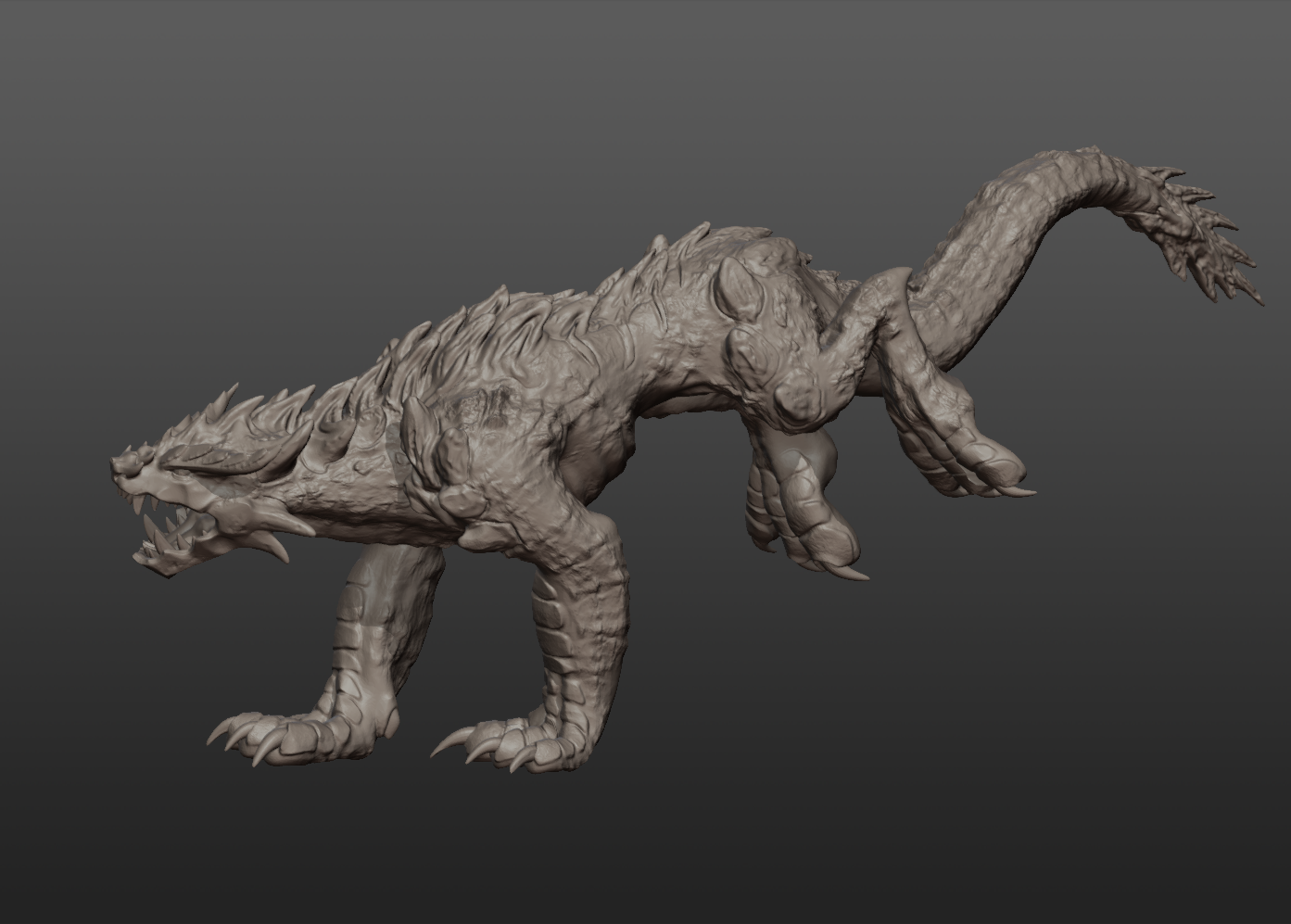 Stone Drake - TTRPG Miniature - Image 3