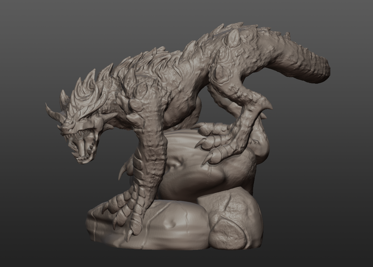 Stone Drake - TTRPG Miniature - Image 4