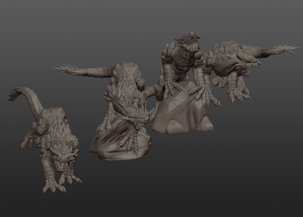 Stone Drake - TTRPG Miniature - Image 7