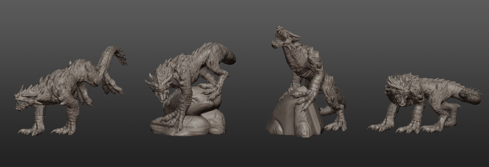 Stone Drake - TTRPG Miniature - Image 2